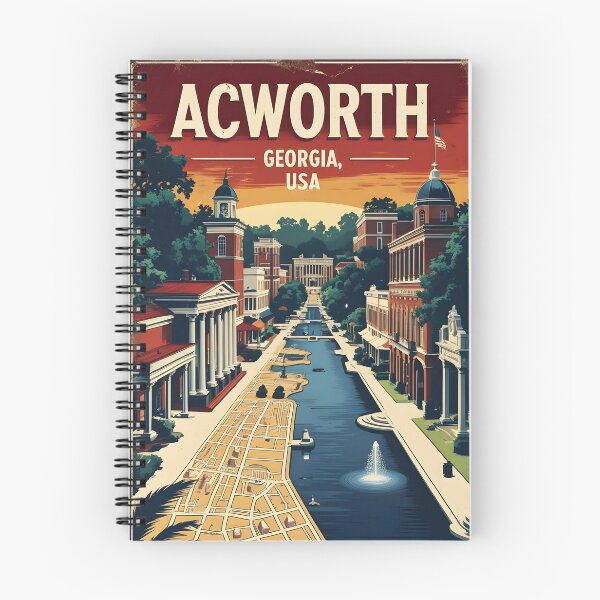 Item preview, Acworth Georgia USA Vintage Travel Tourism  designed and sold by TravelersGems.