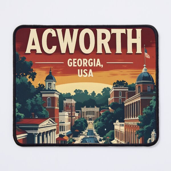 Item preview, Acworth Georgia USA Vintage Travel Tourism  designed and sold by TravelersGems.