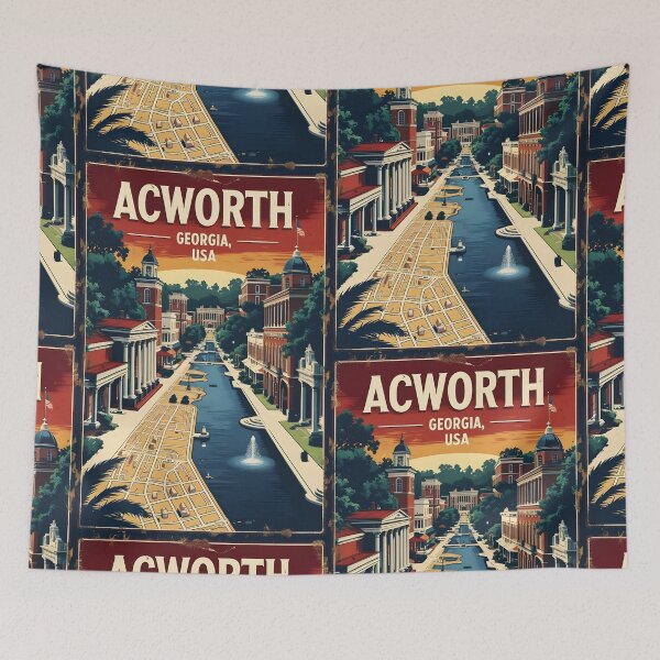 Item preview, Acworth Georgia USA Vintage Travel Tourism designed and sold by TravelersGems.