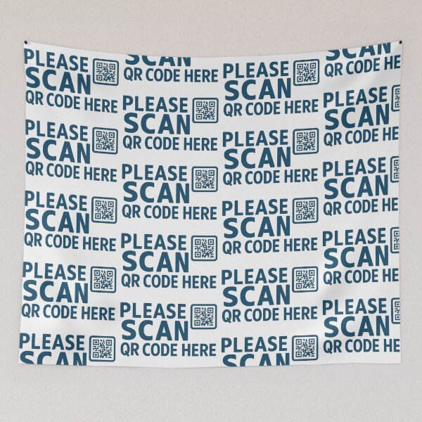 Item preview, Please Scan QR Code Here Sign designed and sold by latestmerchshop.