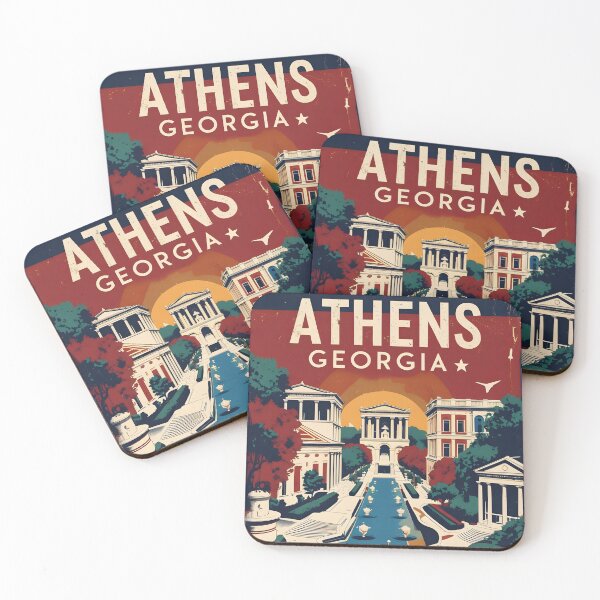 Item preview, Athens Georgia USA Vintage Travel Tourism  designed and sold by TravelersGems.