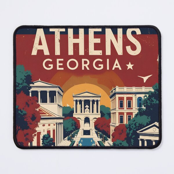 Item preview, Athens Georgia USA Vintage Travel Tourism designed and sold by TravelersGems.
