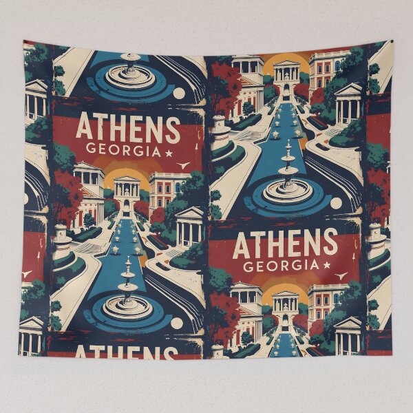 Item preview, Athens Georgia USA Vintage Travel Tourism  designed and sold by TravelersGems.