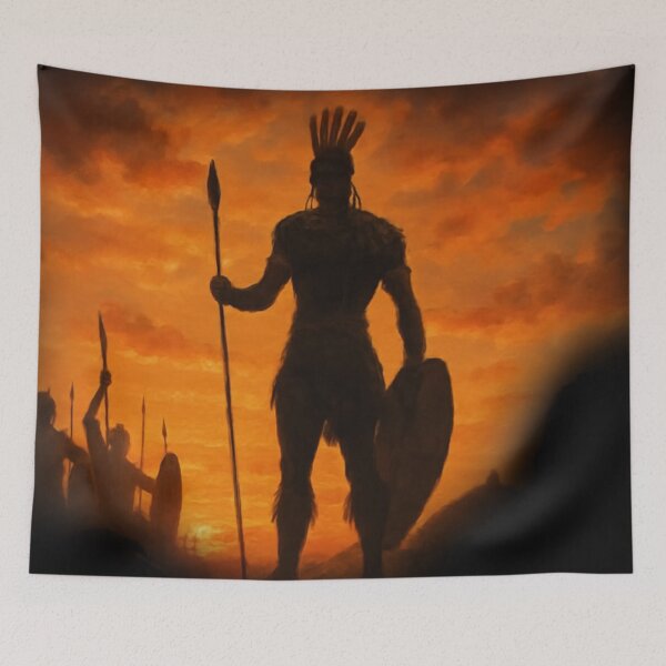 Item preview, ZULU KING SHAKA ZULU designed and sold by johnnyssandart.