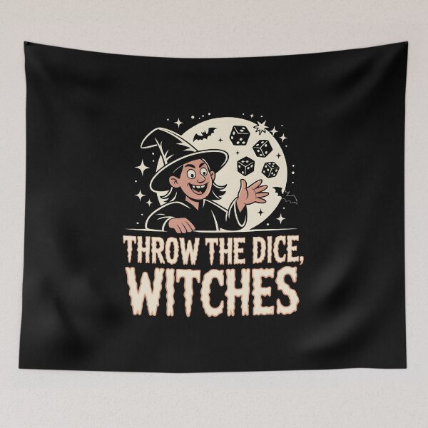 Item preview, Throw The Dice Witches Halloween Bunco Game designed and sold by UrbanHowlz.