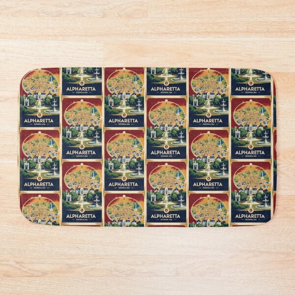 Item preview, Alpharetta Georgia USA Vintage Travel Tourism  designed and sold by TravelersGems.