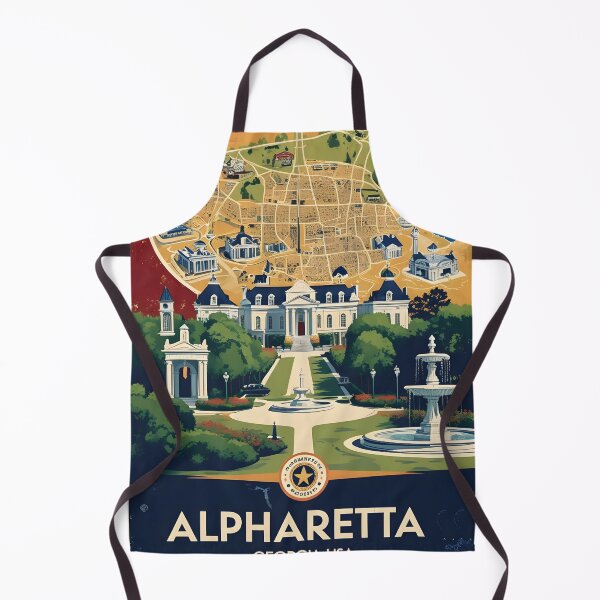 Item preview, Alpharetta Georgia USA Vintage Travel Tourism designed and sold by TravelersGems.