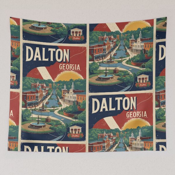 Item preview, Dalton Georgia USA Vintage Travel Tourism  designed and sold by TravelersGems.