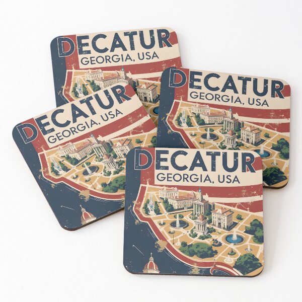 Item preview, Decatur Georgia USA Vintage Travel Tourism  designed and sold by TravelersGems.