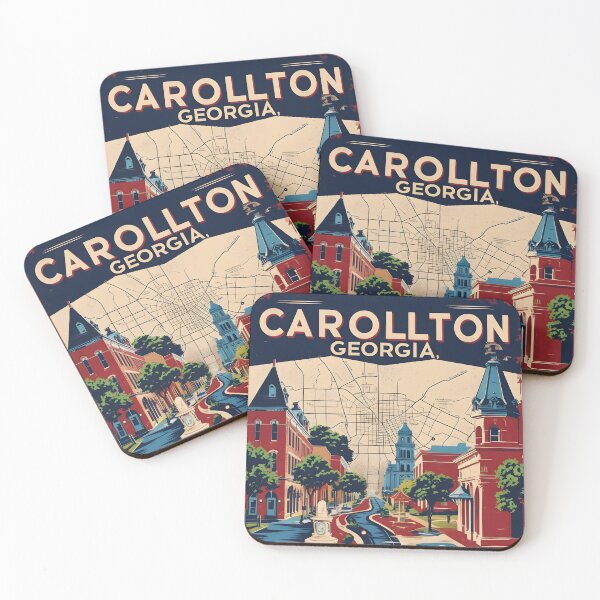 Item preview, Carollton Georgia USA Vintage Travel Tourism  designed and sold by TravelersGems.