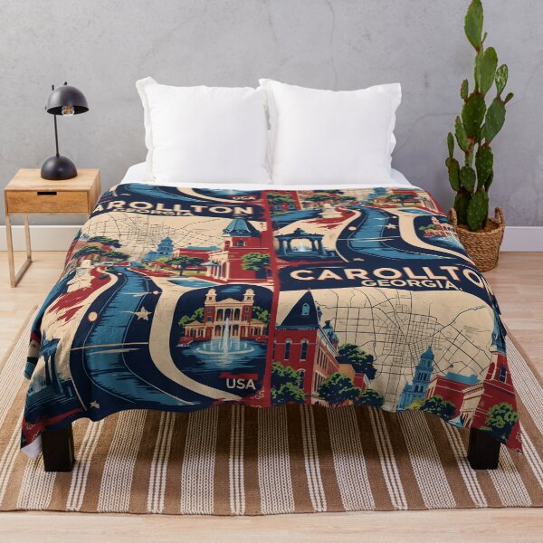 Item preview, Carollton Georgia USA Vintage Travel Tourism designed and sold by TravelersGems.
