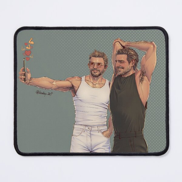 Item preview, Jonathan Bailey and Pedro Pascal Gun Show designed and sold by kubyart.