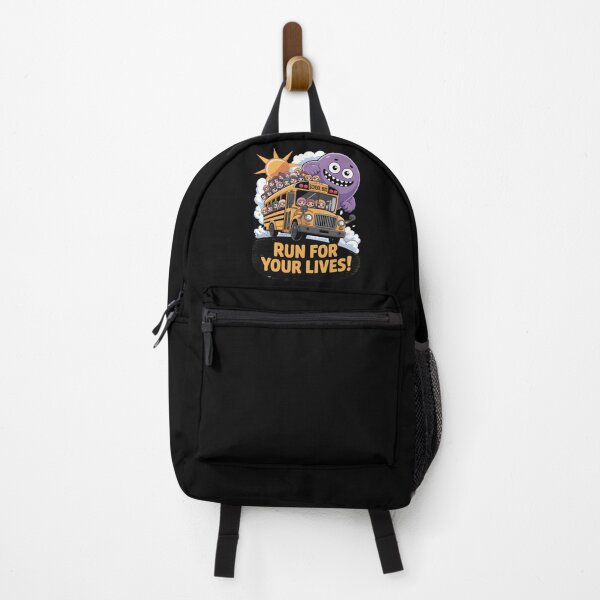 Item preview, Run For Your Lives! School Bus Monster Chase designed and sold by DarylWelsh2024.