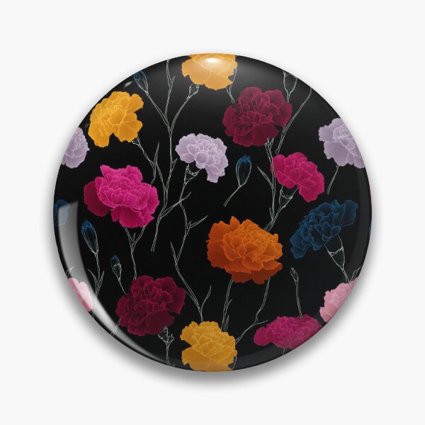 Item preview, Colorful Soft Carnations Print For Sunny Interiors designed and sold by RoyalStarsPatts.