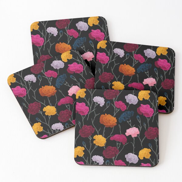 Item preview, Colorful Soft Carnations Print For Sunny Interiors designed and sold by RoyalStarsPatts.
