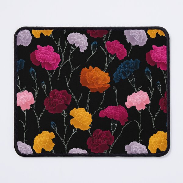 Item preview, Colorful Soft Carnations Print For Sunny Interiors designed and sold by RoyalStarsPatts.