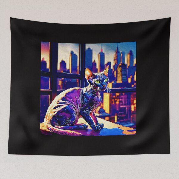 Item preview,  The  Hairless Sphynx cat #3 designed and sold by Helios Be. Lavsh.