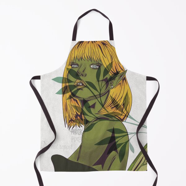 Item preview, Fantasy Elf Portrait – Digital Art Print – Green Character Illustration – Marker & Pixel designed and sold by DilloArt.
