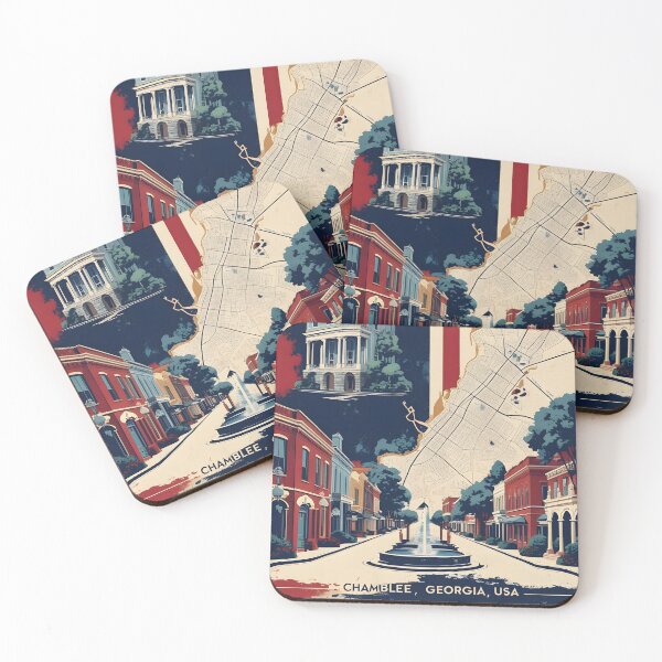 Item preview, Chamblee Georgia USA Vintage Travel Tourism  designed and sold by TravelersGems.