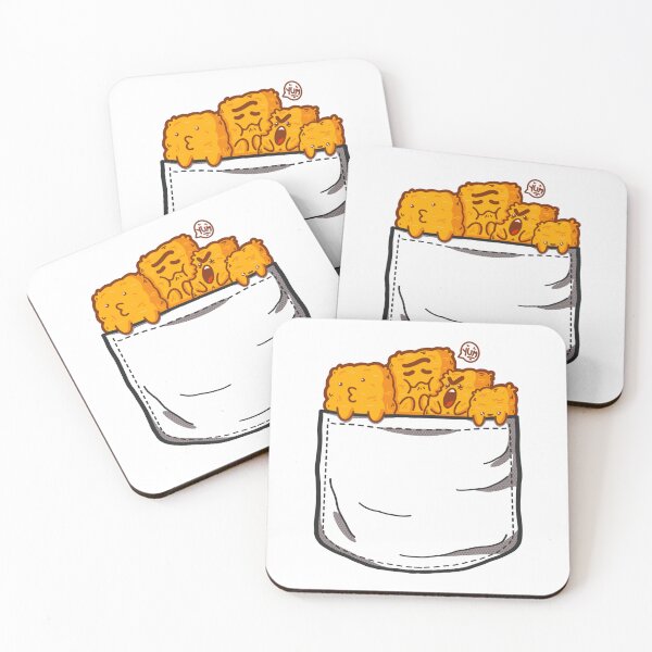 Item preview, Nugget Pocket - Cute Foods designed and sold by CreepyKretins..