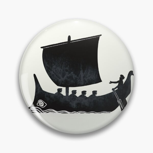 Artikelvorschau, SCHIFF DES ODYSSEUS Odyssee-Aufkleber entworfen und verkauft von GreekMythComix.