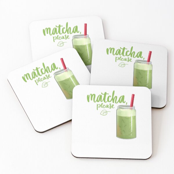 Item preview, Matcha Please – Cute Green Tea Quote Drink Design designed and sold by Dialesm.