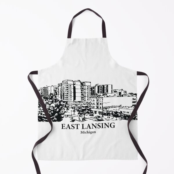 Item preview, East Lansing - Michigan designed and sold by Lakeric Cityscapes.