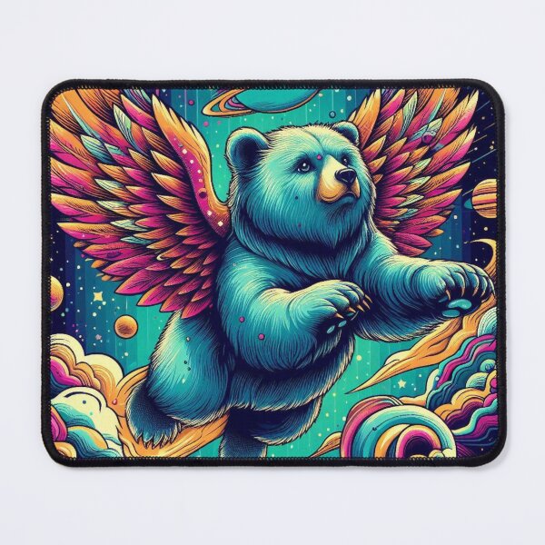 Item preview, Winged mystic bear designed and sold by Dogandesighn.