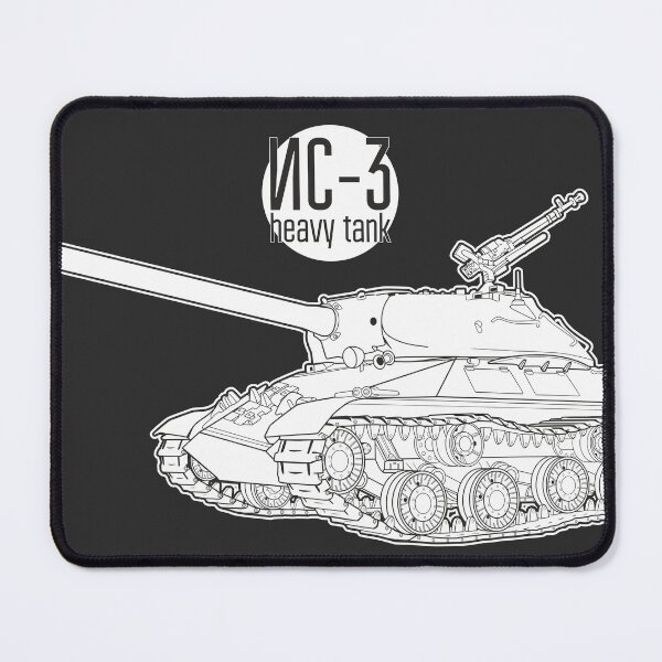 Item preview, Minimalist IS-3 Heavy Tank Black and White designed and sold by FAawRay.