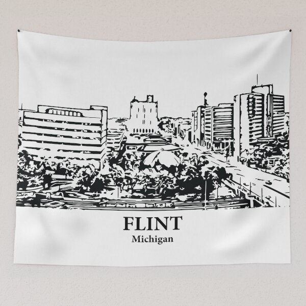 Item preview, Flint - Michigan designed and sold by Lakeric Cityscapes.