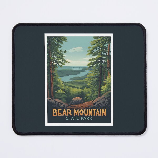 Item preview, A Vintage Illustration of Bear Mountain State Park designed and sold by GoodOldVintage.