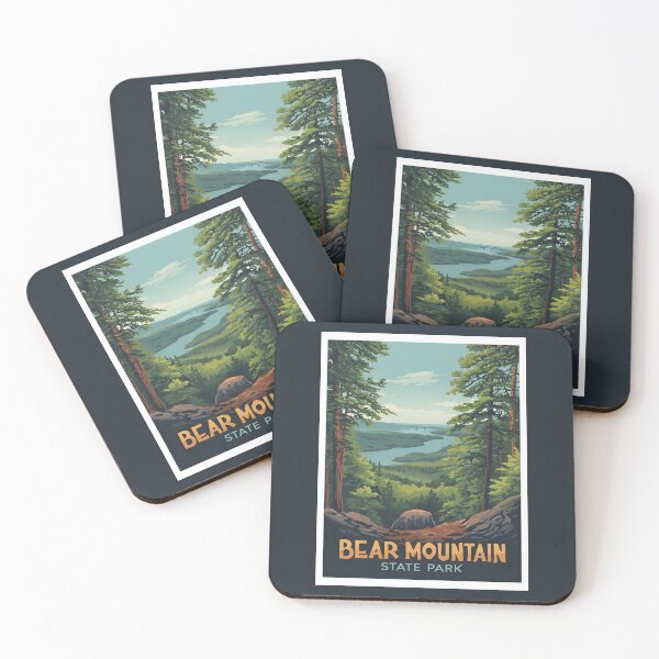 Item preview, A Vintage Illustration of Bear Mountain State Park designed and sold by GoodOldVintage.