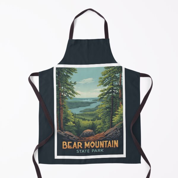 Item preview, A Vintage Illustration of Bear Mountain State Park designed and sold by GoodOldVintage.
