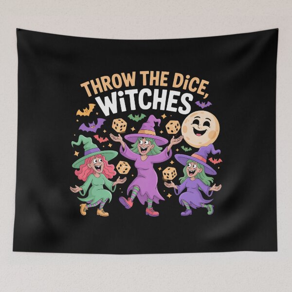 Item preview, Throw The Dice Witches Halloween Bunco Game designed and sold by UrbanHowlz.