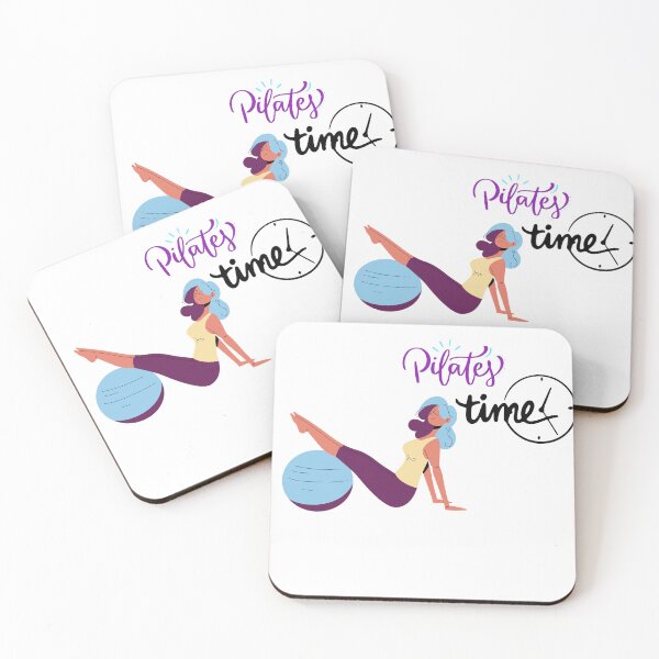 Item preview, Pilates Time – Fitness Motivation Yoga Workout Design designed and sold by Dialesm.