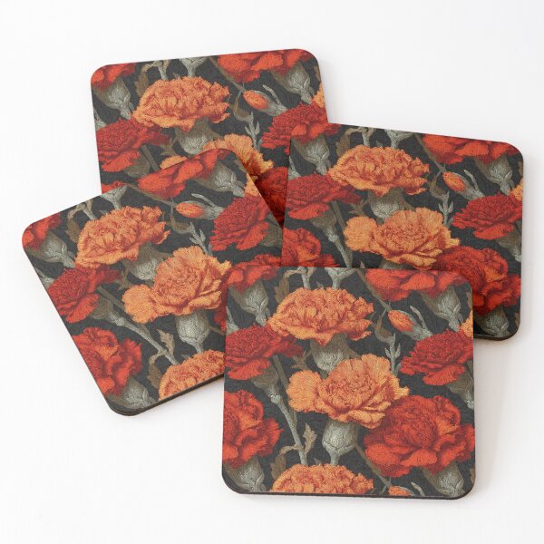 Item preview, Elegant Blooming Carnation Pattern For Bridal Shower Gift designed and sold by RoyalStarsPatts.