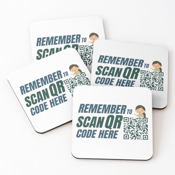 Item preview, Scan QR Reminder Sticker | QR Code Note Decal designed and sold by latestmerchshop.