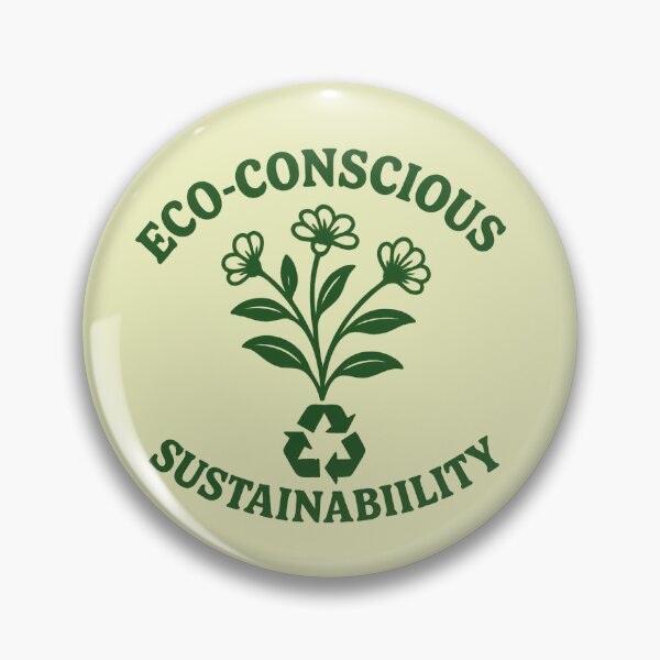 Item preview, Eco-Conscious Sustainability Floral Design | Green Nature & Recycling Symbol designed and sold by Afraadil001.