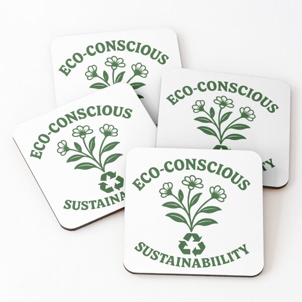Item preview, Eco-Conscious Sustainability Floral Design | Green Nature & Recycling Symbol designed and sold by Afraadil001.