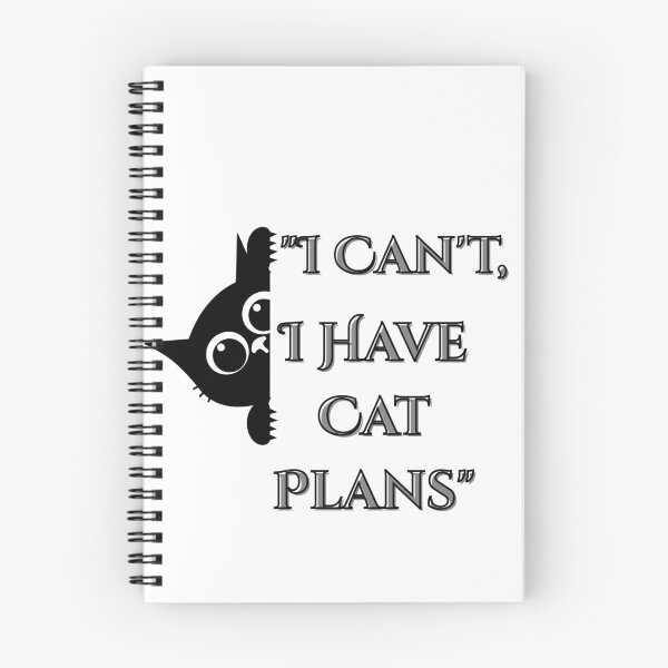 Item preview, "Cat plans" designed and sold by RoxC'sTees.