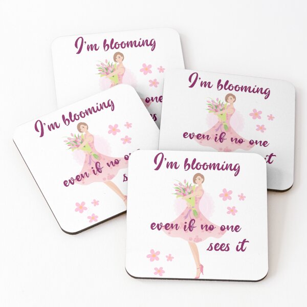 Item preview, Floral Woman Illustration with Empowering Quote designed and sold by TheDreamAtelier.