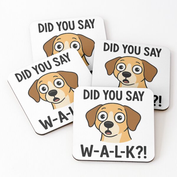 Item preview, Dog Walk Enthusiast – Wide-Eyed Pup Humor Shirt designed and sold by QuestandQuirk.