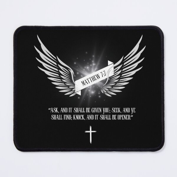 Item preview, Matthew 7:7 designed and sold by whatthefoxsays.
