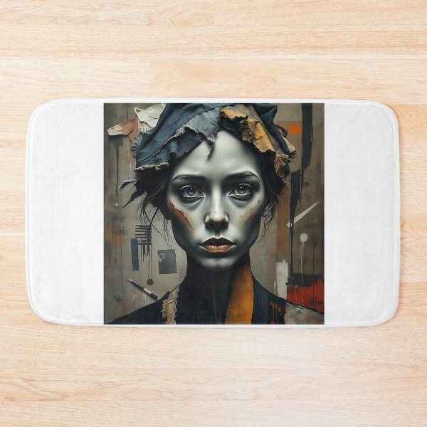 Item preview, Textured Mixed Media Portrait designed and sold by sharon1210.