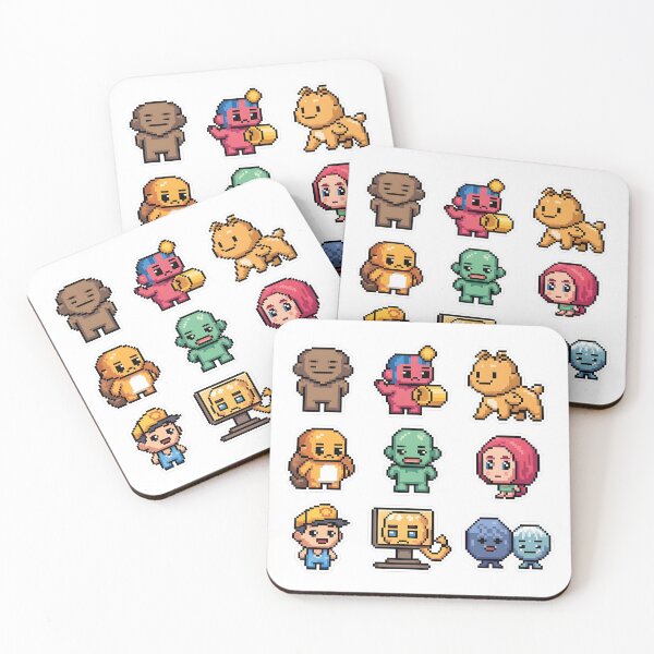 Item preview, Cute pixel stickers designed and sold by Tee645.