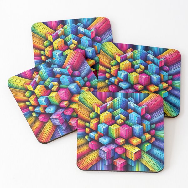 Item preview, Colorful geometric pattern  designed and sold by Dogandesighn.