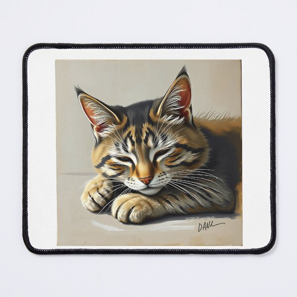 Item preview, Realistic Cat Resting Painting designed and sold by sharon1210.