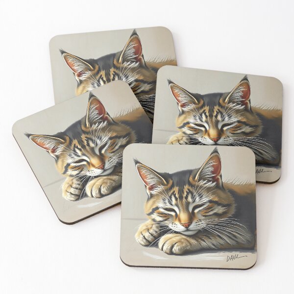 Item preview, Realistic Cat Resting Painting designed and sold by sharon1210.