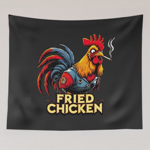 Item preview, Funny Chicken Cannabis Weed Marijuana  420 Vintage Stoner Fried Chicken Meme  designed and sold by Zayavca.