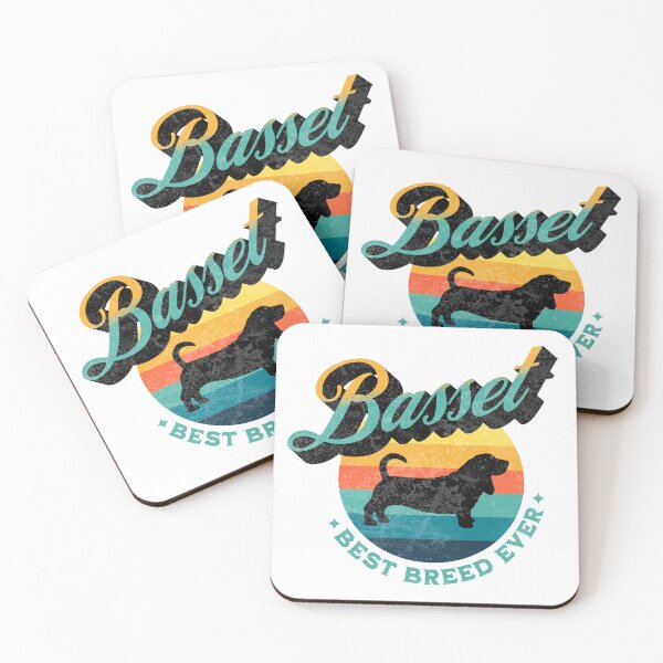 Item preview, Basset Hound Best Breed Ever Funny Retro Gift designed and sold by Guarddogdrive.